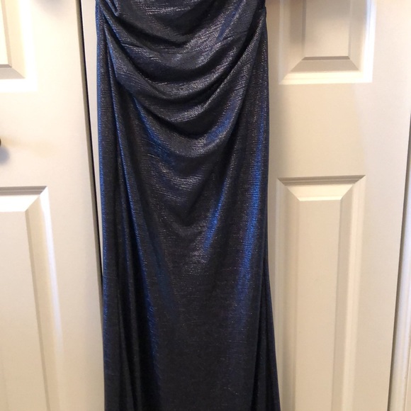 Eliza J Draped Column Capelet Dress - Picture 8 of 12